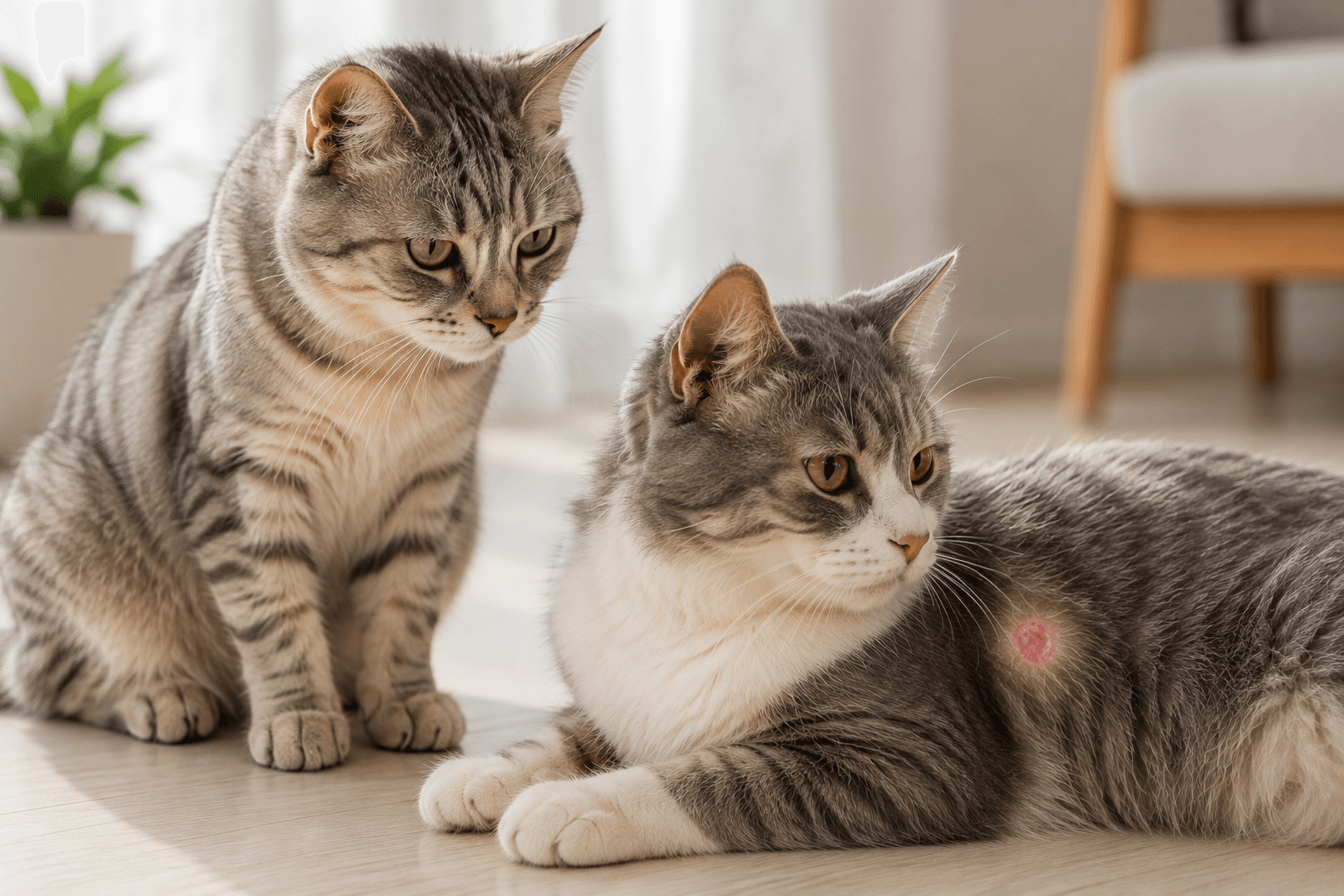 cat heat spots